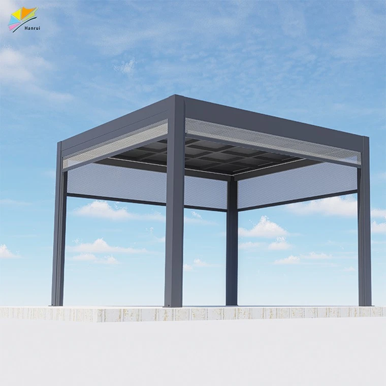 Custom Made Garden Pergola Gazebo Pavilion Aluminium Shade Waterproof Cover Bioclimatica System Outdoor Motorized manufacturers Custom Made Garden Pergola Gazebo Pavilion Aluminium Shade Waterproof Cover Bioclimatica System Outdoor Motorized manufacturers